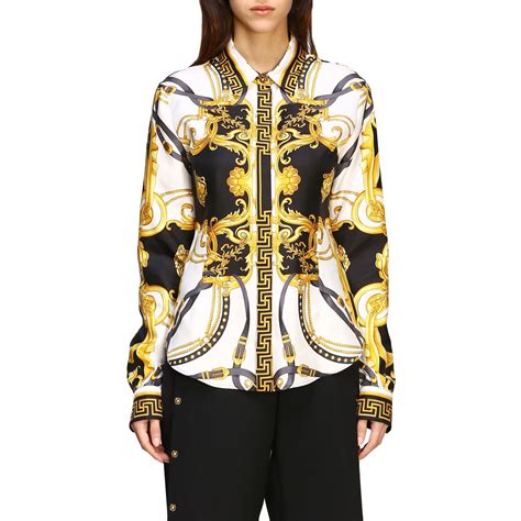 versace shirt women's sale|versace female shirts.